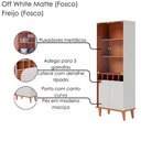 Ver imagem 6 de Cristaleira e Balcão Buffet Jurere Off White Matte Freijo Colibri
