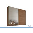 Ver imagem 2 de Guarda Roupa Casal 2 Ptas 1ESP 6GAV Hanover Castanho Europa