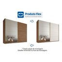 Ver imagem 3 de Guarda Roupa Casal 2 Ptas 1ESP 6GAV Hanover Castanho Europa