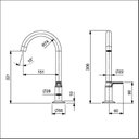 Ver imagem 2 de Kit com 3 Torneira para Lavatório Mesa Bica Baixa Design