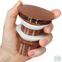 Ver imagem 4 de Válvula Rose Gold Click 1 1/4 Banheiro Ralo Pia Cuba