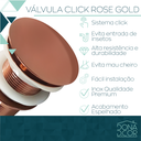 Ver imagem 6 de Válvula Rose Gold Click 1 1/4 Banheiro Ralo Pia Cuba
