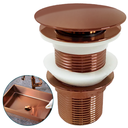 Ver imagem 1 de Válvula Rose Gold Click 1 1/4 Banheiro Ralo Pia Cuba