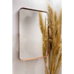 ESPELHO LUXO RETANGULAR RETRÔ 90X60CM BANHEIRO SALA QUARTO HALL MOLDURA BRONZE