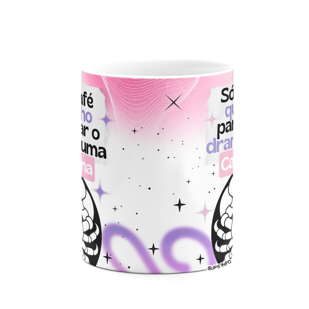 Caneca Divertida Signos Câncer - Café e Canceriana - 3