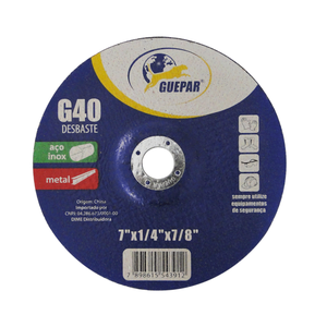 Disco Desbaste Guepar 7" X 1/4" X 7/8" C/05 Un