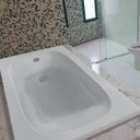 Ver imagem 3 de Banheira Design Moderno Tulipa 150cm Imersão com 1 Travesseiro Branco Ouro Fino