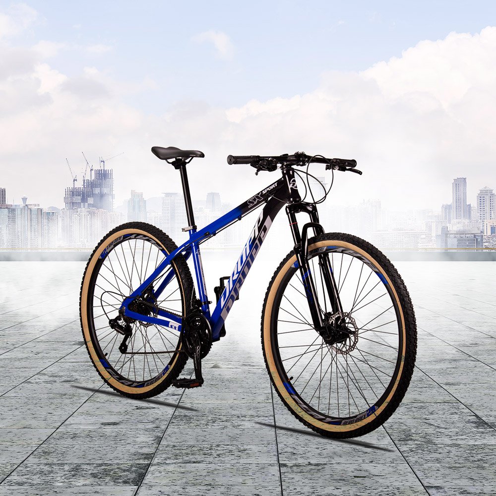 Bicicleta SX Sport Aro 29 Quadro 19 Alumínio 21v Shimano TZ Freio
