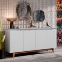 Ver imagem 2 de Buffet 4 Portas Flow Branco