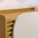 Ver imagem 3 de Buffet 3 Portas Detalhe Ripado Jurerê - Naturale/Off White Matte