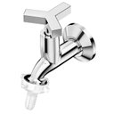 Ver imagem 1 de Kit com 3 Torneira para Tanque e Jardim de Parede com Bico União Plástico Up