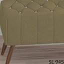 Ver imagem 5 de Puff Puf Para Sala 100 cm Pes Madeira Trit Veludo SL 945 Peer