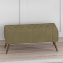 Ver imagem 6 de Puff Puf Para Sala 100 cm Pes Madeira Trit Veludo SL 945 Peer