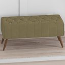 Ver imagem 2 de Puff Puf Para Sala 100 cm Pes Madeira Trit Veludo SL 945 Peer