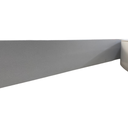 Ver imagem 1 de Moldura Painel Ripado Eva Autocolante Liso 5cmx5mm 10 Metros - Cinza