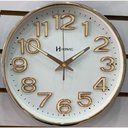 Ver imagem 1 de Relógio Parede Herweg Silencioso Ponteiros Luminosos 4609 Branco - Branco