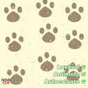 Ver imagem 4 de Papel de Parede Infantil Patinhas Marrom Adesivo Autocolante 3mx58cm