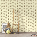 Ver imagem 3 de Papel de Parede Infantil Patinhas Marrom Adesivo Autocolante 3mx58cm