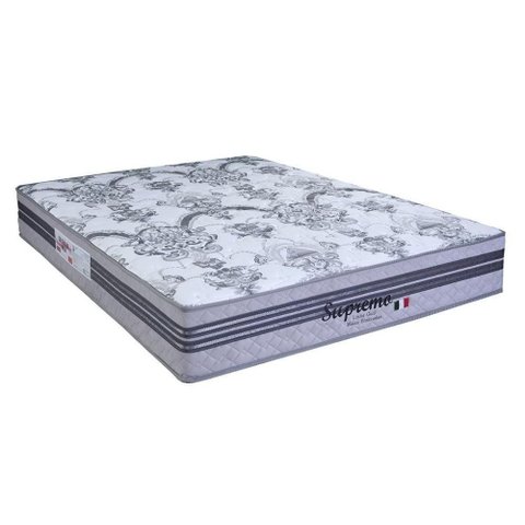 Colchão Queen Molas Masterpocket Ensacadas Supremo Gray (158x198x25) - Paropas