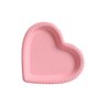 Travessa Petisqueira Coração Rosa com Relevo Grande - 1