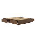 Ver imagem 4 de Cama Queen/Casal com Gavetas Seringal CabeCasa MadeiraOriginals Nogal Marrom