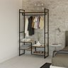Guarda Roupa Closet Estilo Industrial, Aço/mdf! - 1