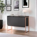 Ver imagem 1 de Buffet Estilo Industrial 3 Portas Europa - Preto Cobre