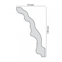 Ver imagem 2 de Kit 120M Linear Roda Teto Andrea Perfil de Poliestireno