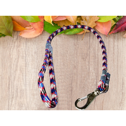 Guia para Cães em Corda 14mm X 80cm Azul/banco - 8