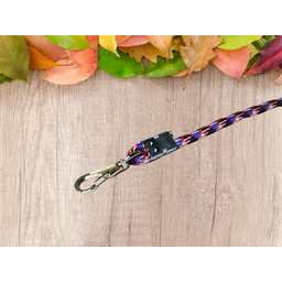 Guia para Cães em Corda 14mm X 80cm Azul/banco - 3