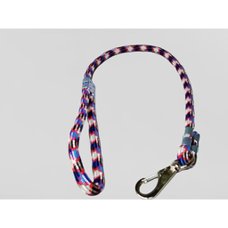 Guia para Cães em Corda 14mm X 80cm Azul/banco - 4