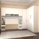 Ver imagem 1 de Guarda Roupa Queen Modulado Cp09 Taiga Branco L01 - Mpozenato