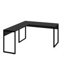 Ver imagem 5 de Conjunto de Escritório Escrivaninha em L e Gaveteiro Volante 150cm Industrial Preto