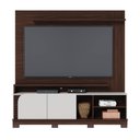 Ver imagem 2 de Estante Home Jurerê 1.8 para Sala de Tv até 75 Polegadas Nogueira Real Off White Matte Colibri