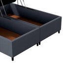 Ver imagem 7 de Base Cama Box Baú Casal Queen 158cm Hit I02 Suede Cinza - Mpozenato