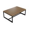 Mesa de Centro Decorativa 67x24,3x44 cm - Base de Aço Metalon Cor Preta - 1