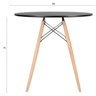 Mesa Cozinha Eames Eiffel 90cm Redonda Madeira Mdf Tx - 3