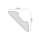 Ver imagem 3 de Kit 120m Linear Roda Teto L30 Perfil de Poliestireno Branco Homestar