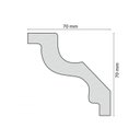 Ver imagem 3 de Kit 120m Linear Roda Teto M100 Perfil de Poliestireno Branco Homestar