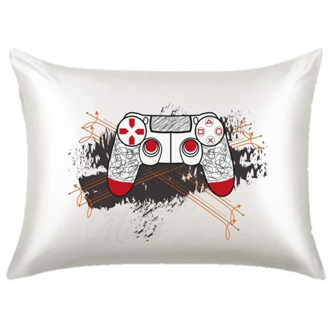 Fronha de Cetim Personalizada Antifrizz Gamer Mg2