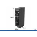 Ver imagem 3 de Balcão Cozinha Toalheiro 1 Porta 20cm Liga Canela Kappesberg