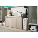 Ver imagem 4 de Cesto de Roupa Bege 47 L com Tampa 41 X 31 X 55 Cm