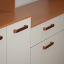 Ver imagem 7 de Cozinha Modulada 3 Peças 100% MDF Bege/Freijo/White
