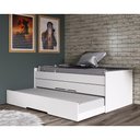 Ver imagem 1 de Cama Bicama Solteiro Juliette com Auxiliar e Gavetas Branco