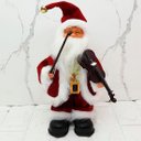 Ver imagem 3 de Boneco Papai Noel Musical com Movimentos Natal Enfeite 28cm