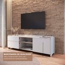 Ver imagem 5 de Rack para Tv até 75 Polegadas 100% MDF 58x 182x 48cm Flea