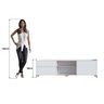 Rack para Tv até 75 Polegadas 100% MDF 58x 182x 48cm Flea  - 12