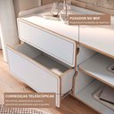 Ver imagem 7 de Rack para Tv até 75 Polegadas 100% MDF 58x 182x 48cm Flea