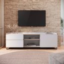 Ver imagem 1 de Rack para Tv até 75 Polegadas 100% MDF 58x 182x 48cm Flea