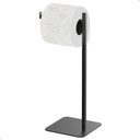 Ver imagem 1 de Porta Papel Higiênico de Chão Preto Suporte para Papel Nice